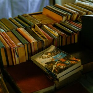 Livres anciens et ouvrage sur Lausanne chez les-rives-des-renards, ambiance brocante chaleureuse dans le Tarn